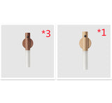 Magnetic wireless motion night light: FellruhTorch in two wood finishes, showcasing easy installation and soft light.